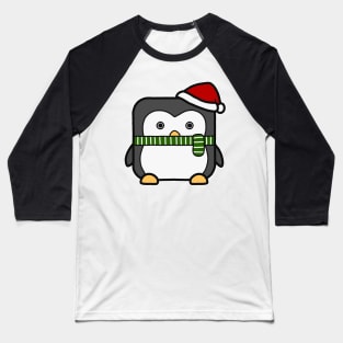 Funny Square Penguin Baseball T-Shirt